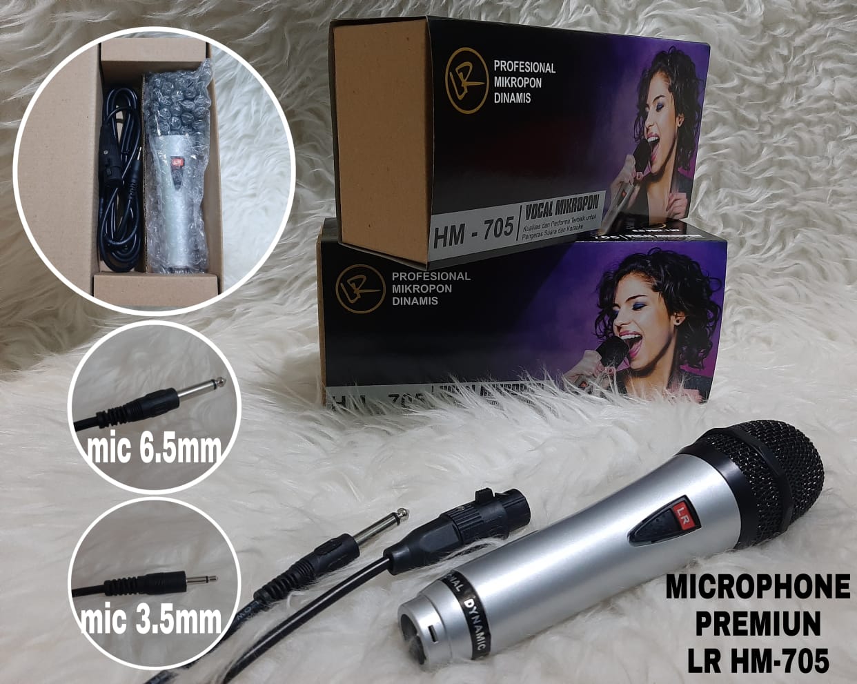 MICROPHONE BESI KABEL LR